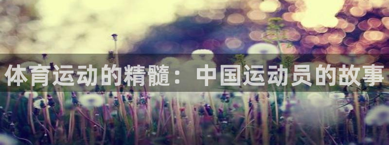 胜天国际体育凯捷登陆：体育运动的精髓：中国运动员的故事